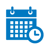 dark blue calendar