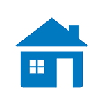 house icon in blue