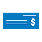 money cheque icon